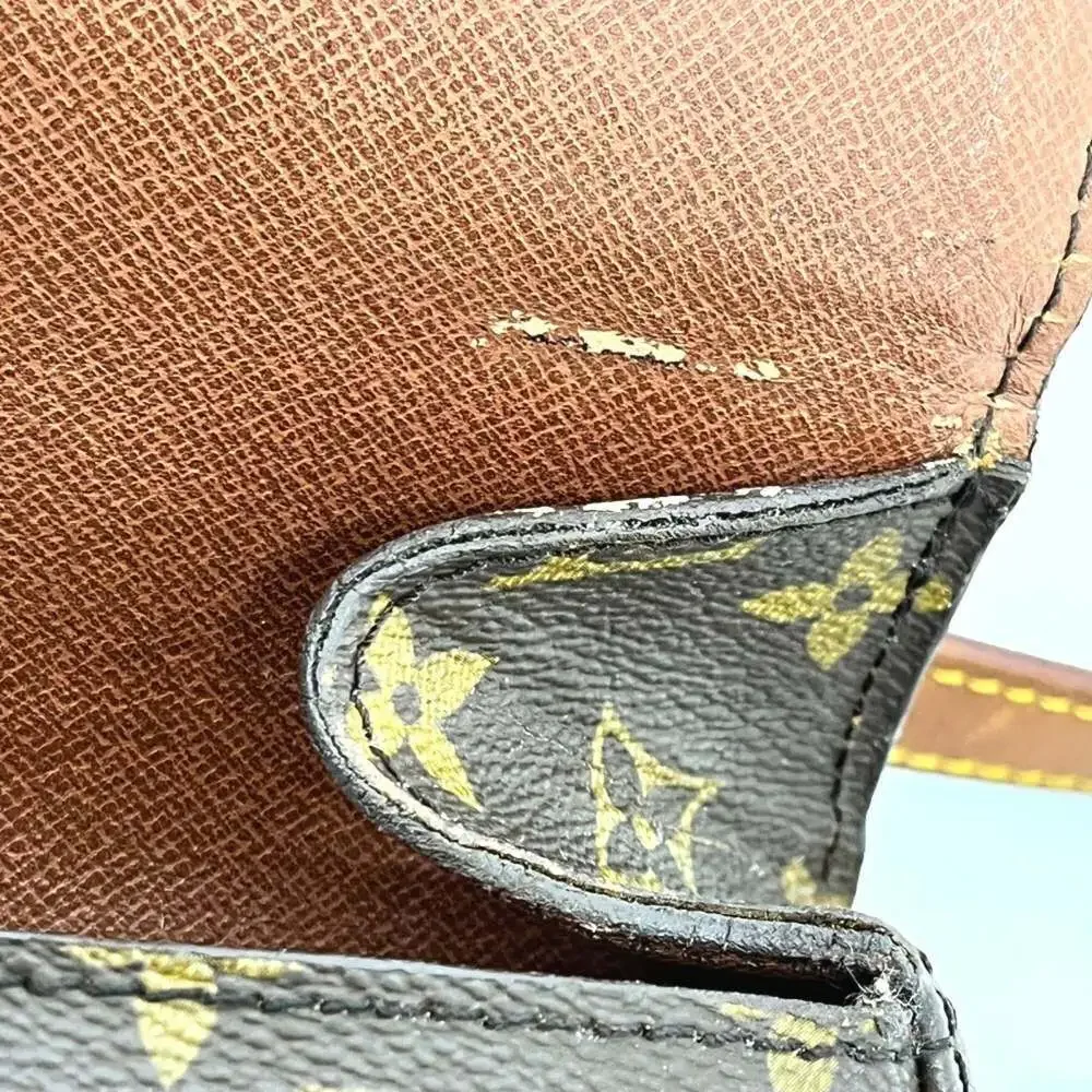 LOUIS VUITTON Brown Monogram Canvas Shoulder Bag